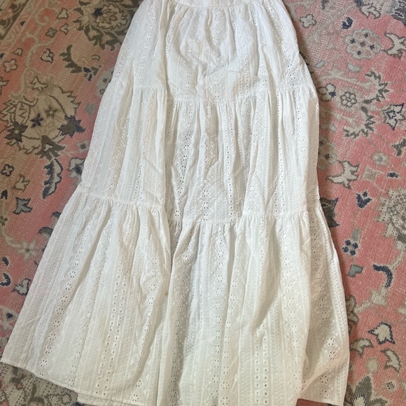 Altar'd State Dresses & Skirts - Altar'd State White Maxi Tiered A-Line Skirt
